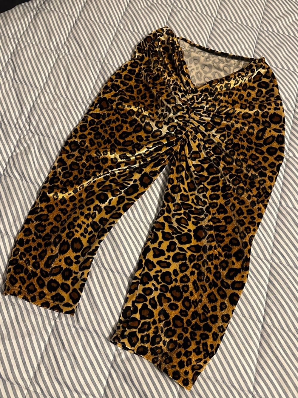 Kiki the Brand Leopard Velvet Capris